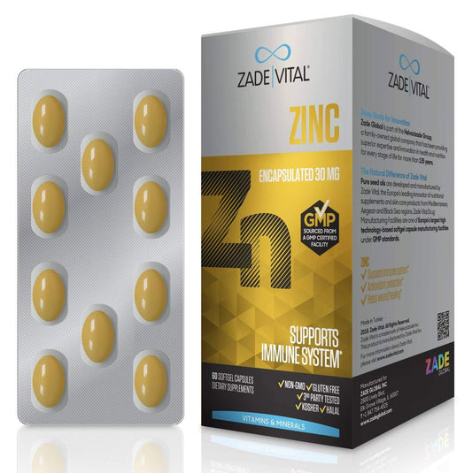 Zinc Mono L-Methionine Sulfate 30mg - Copper and Selenium Enriched - 60 Vegan Capsules