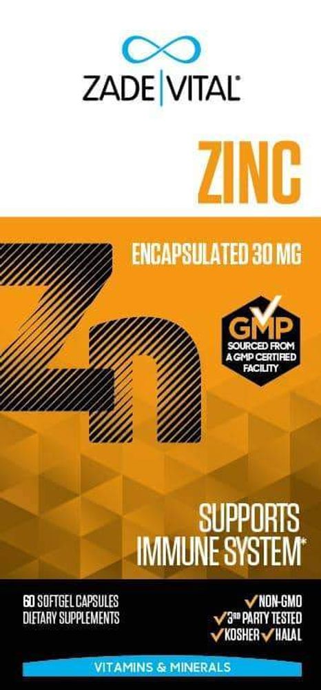 Zinc Mono L-Methionine Sulfate 30mg - Copper and Selenium Enriched - 60 Vegan Capsules